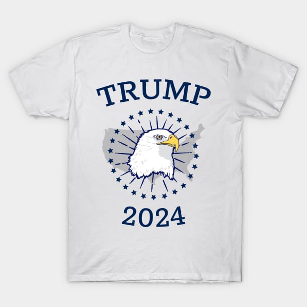 Trump 2024 T-Shirt by Etopix
